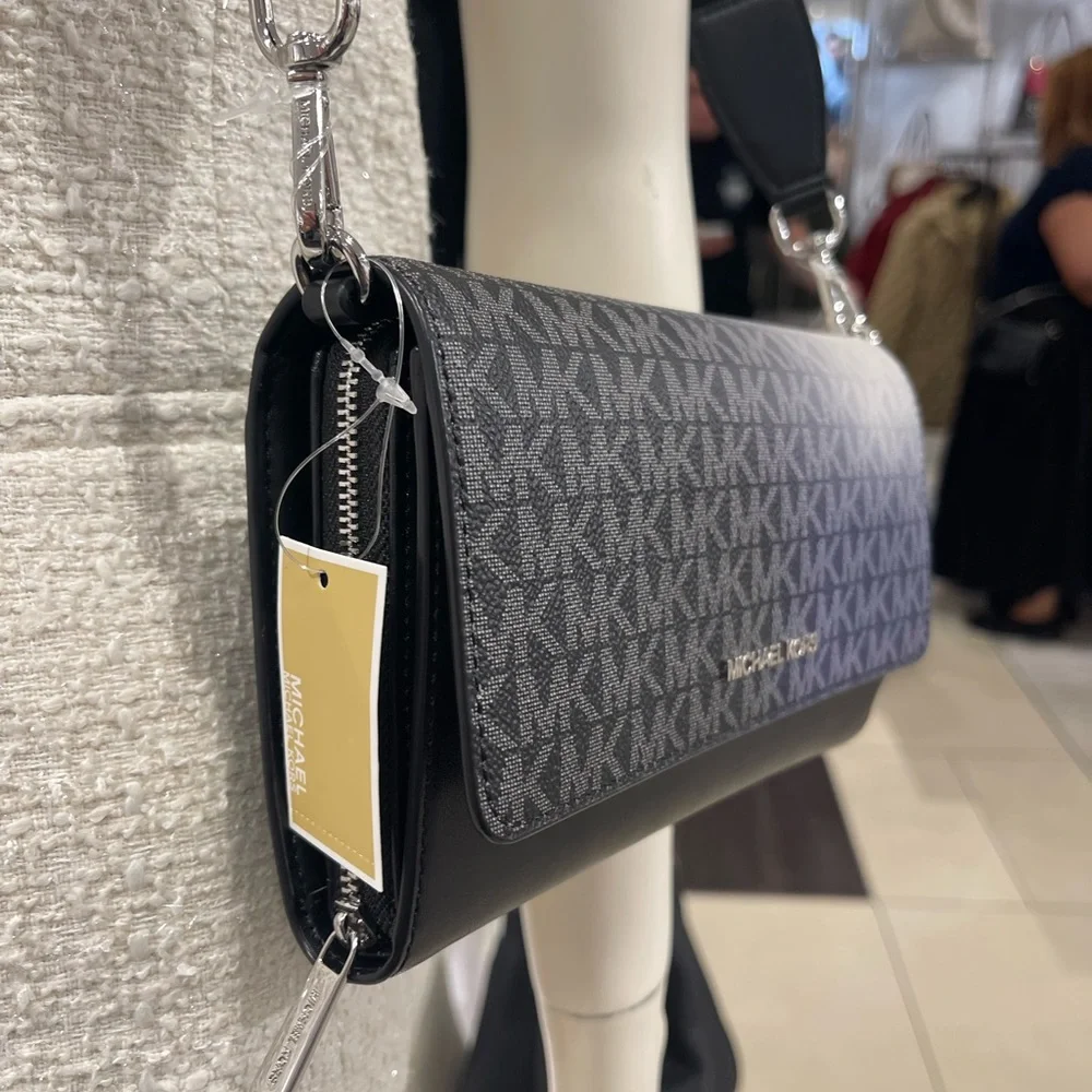 Michael Kors Black and Blue Crossbody Bag - Picture 6 of 16